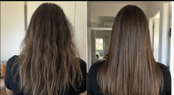 Avant / après cheveux de Carmen L.