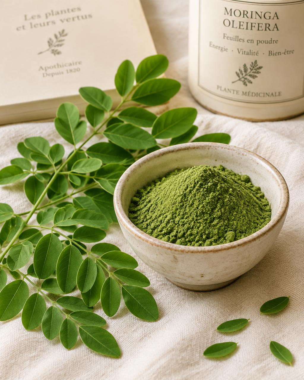 Feuilles et poudre de Moringa bio